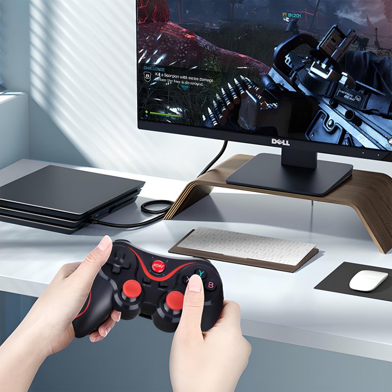 M002C   BEZPRZEWODOWY GAMEPAD PAD DO TELEFONU ANDROID iOS -E075