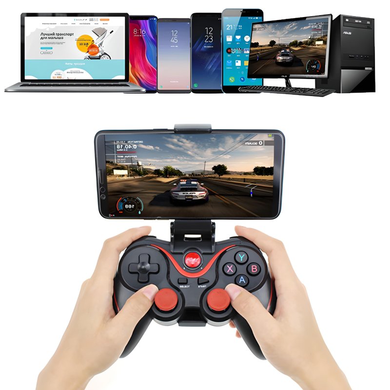 M002C   BEZPRZEWODOWY GAMEPAD PAD DO TELEFONU ANDROID iOS -E075