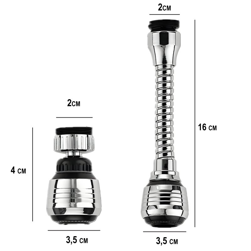 N382 N208 PRZEDŁUŻKA DO KRANU BATERII PERLATOR WYLEWKA CHROM-O029