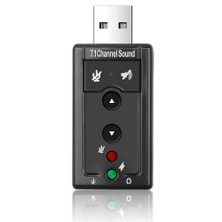 N177  KARTA DŹWIĘKOWA 7.1 ZEWNĘTRZNA ADAPTER USB  -E010