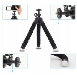 M003D    ELASTYCZNY UCHWYT NA TELEFON SELFIE STATYW TRIPOD -E132