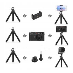 M003D    ELASTYCZNY UCHWYT NA TELEFON SELFIE STATYW TRIPOD -E132