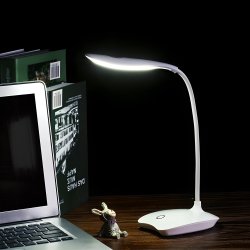 M002E   LAMPKA BIURKOWA SZKOLNA NA BIURKO 14 LED USB DOTYK -E007