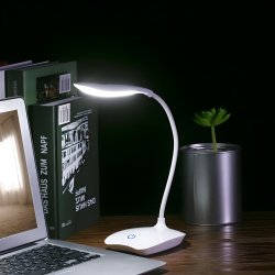 M002E   LAMPKA BIURKOWA SZKOLNA NA BIURKO 14 LED USB DOTYK -E007