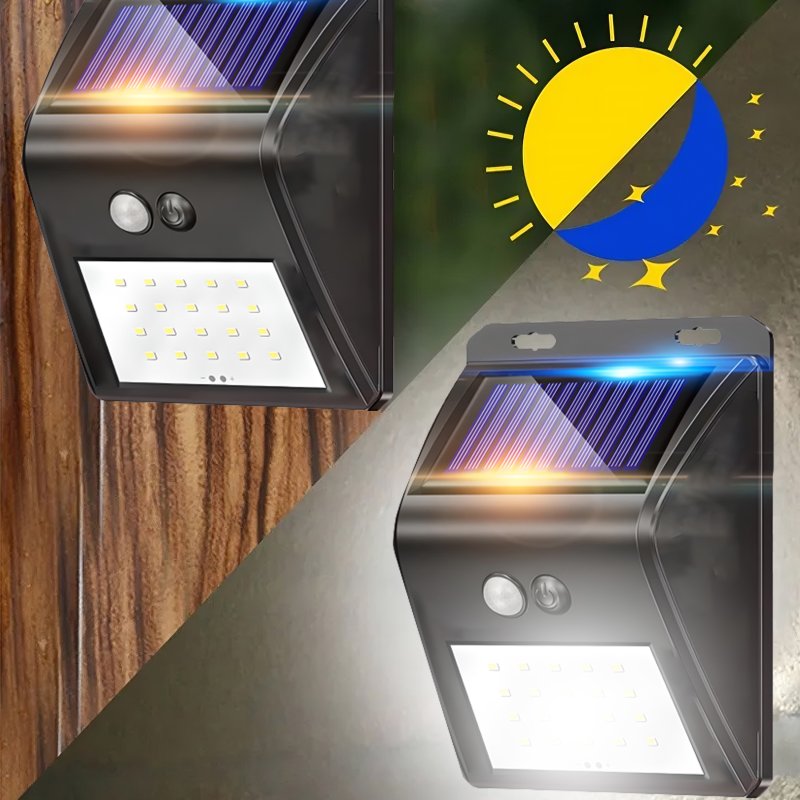 M012G (ALEJA1) N351  LAMPA SOLARNA 20LED Z CZUJNIKIEM RUCHU I ZMIERZCHU -E006