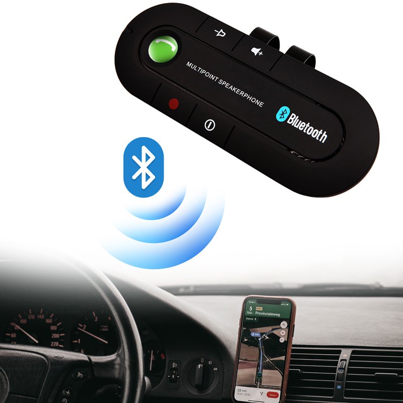 N307 M002F ZESTAW GŁOŚNOMÓWIĄCY SAMOCHODOWY BLUETOOTH 5.0  -M012