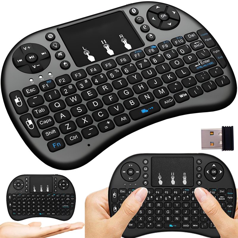 N016  MINI KLAWIATURA BEZPRZEWODOWA i8 SMART TV BLUETOOTH -E151