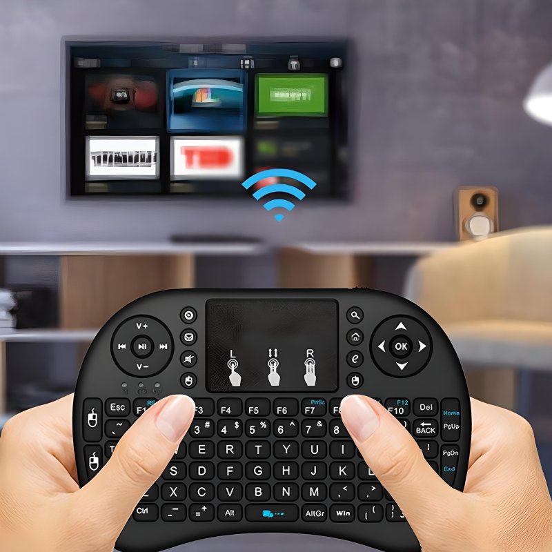 N016  MINI KLAWIATURA BEZPRZEWODOWA i8 SMART TV BLUETOOTH -E151