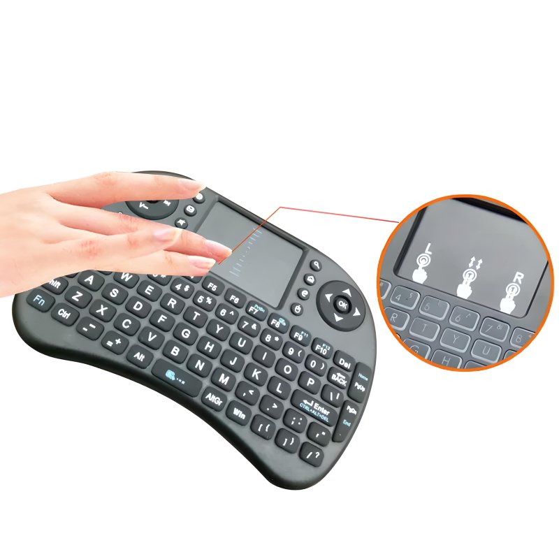 N016  MINI KLAWIATURA BEZPRZEWODOWA i8 SMART TV BLUETOOTH -E151