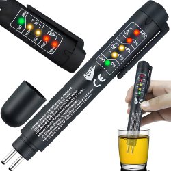 N178 TESTER PŁYNU HAMULCOWEGO MIERNIK DOT 3 4 5 LED -M014