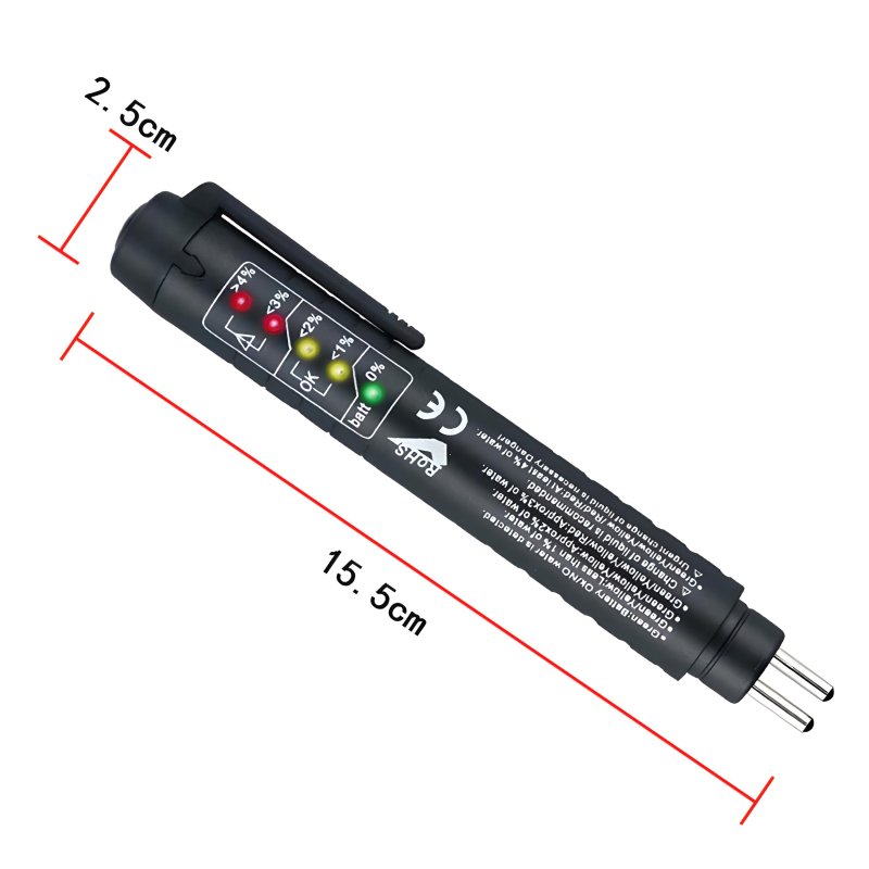 N178 TESTER PŁYNU HAMULCOWEGO MIERNIK DOT 3 4 5 LED -M014