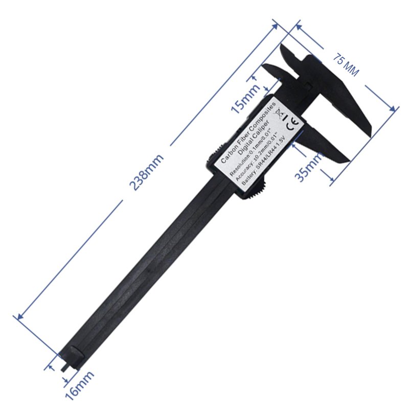 N367  SUWMIARKA ELEKTRONICZNA CYFROWA POMIAROWA LCD 150 - O043