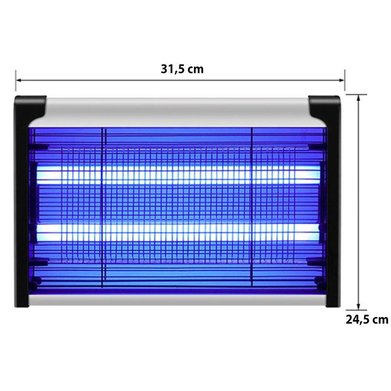 M013A (ALEJA1) Z029E Z016A LAMPA OWADOBÓJCZA NA KOMARY ĆMY MUCHY OWADY PUŁAPKA MOCNA DUŻA ELEKTRYCZNA  -E110