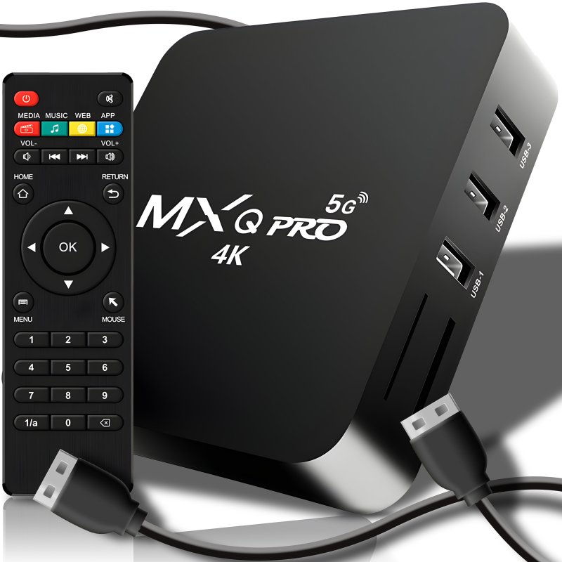 M037F (Aleja2) Z001H SMART TV BOX 8GB MXQ PRO 4K DEKODER ANDROID 7.1 -E139