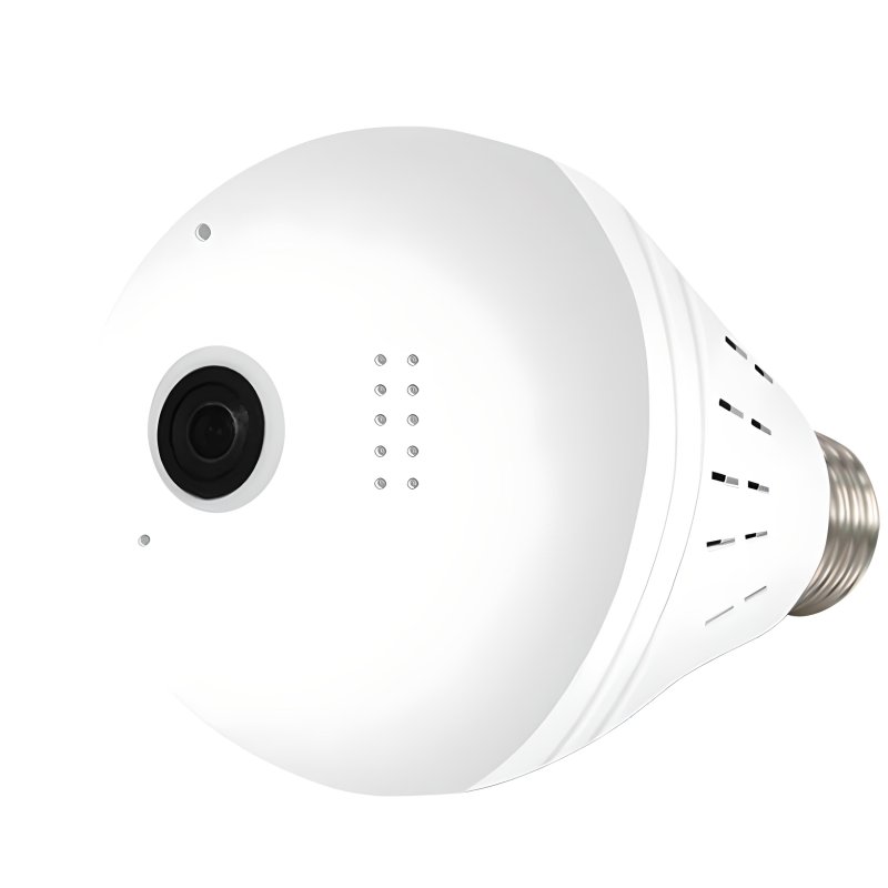 N079 KAMERA WiFi IP MONITORING 360 W ŻARÓWCE LED AUDIO -E020