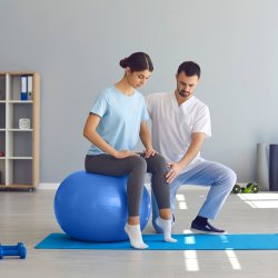 M003G    PIŁKA GIMNASTYCZNA REHABILITACYJNA 65CM FITNESS POMPKA DO ĆWICZEŃ DUŻA -S062