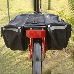 M038C (ALEJA2) TORBA ROWEROWA ROWER SAKWA NA BAGAŻNIK KUFER GRUBA -S031