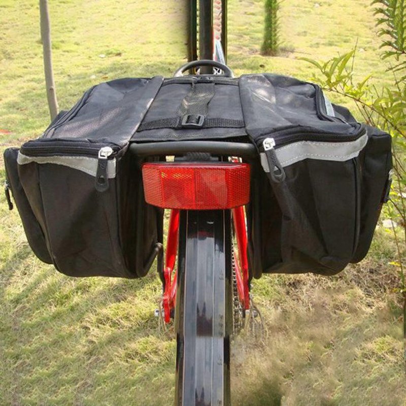 M038C (ALEJA2) TORBA ROWEROWA ROWER SAKWA NA BAGAŻNIK KUFER GRUBA -S031
