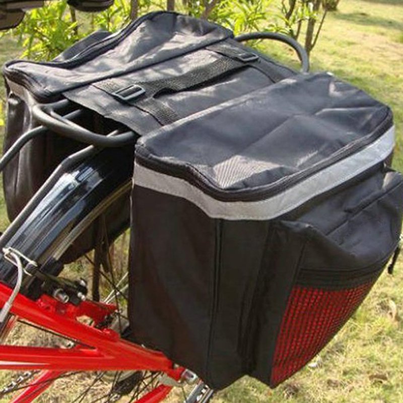 M038C (ALEJA2) TORBA ROWEROWA ROWER SAKWA NA BAGAŻNIK KUFER GRUBA -S031