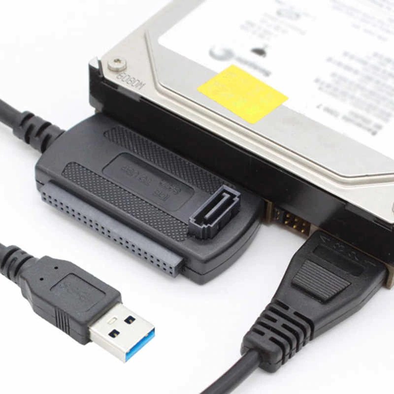 M005B   ADAPTER USB IDE 3,5" 2,5" SATA ATA ZASILACZ PRZEJŚCIÓWKA -E178