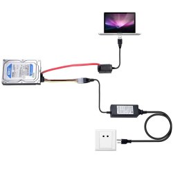 M005B   ADAPTER USB IDE 3,5" 2,5" SATA ATA ZASILACZ PRZEJŚCIÓWKA -E178