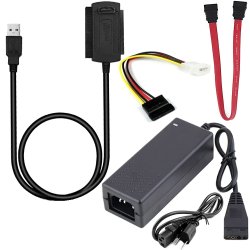 M005B   ADAPTER USB IDE 3,5" 2,5" SATA ATA ZASILACZ PRZEJŚCIÓWKA -E178