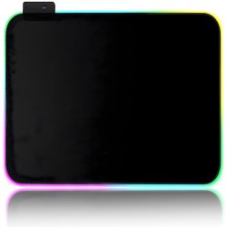 M091E  (Aleja3) M058A PODKŁADKA GAMINGOWA RGB LED USB POD MYSZ NA BIURKO PODŚWIETLANA 35x25cm -E171