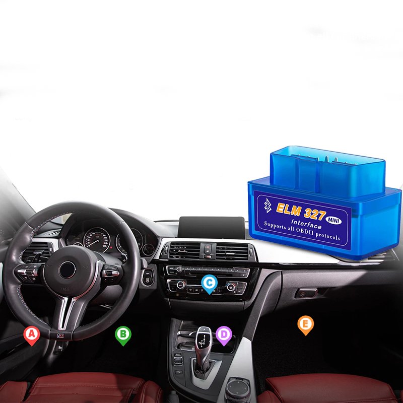 M000   INTERFEJS DIAGNOSTYCZNY OBD2 ELM 327 BLUETOOTH -M008