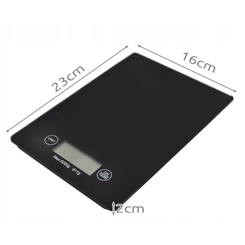 M077A/H  (Aleja3)  ELEKTRONICZNA WAGA KUCHENNA LCD PRECYZYJNA 5KG 1G -E040