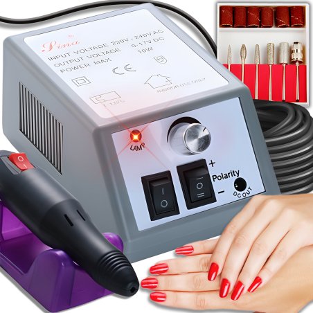 M048H (Aleja2) Z011G/H Z021 G/H  FREZARKA DO PAZNOKCI MANICURE PEDICURE + FREZY SZARA mercedes U010