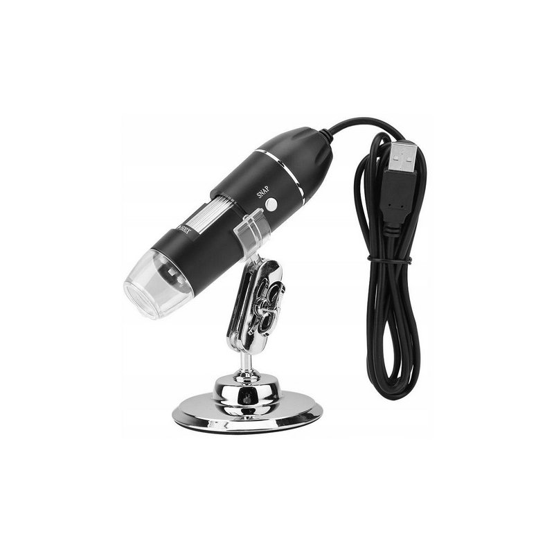 M004A   MIKROSKOP CYFROWY USB PRZYBLIŻENIE 1600 2MP 8 LED -E262