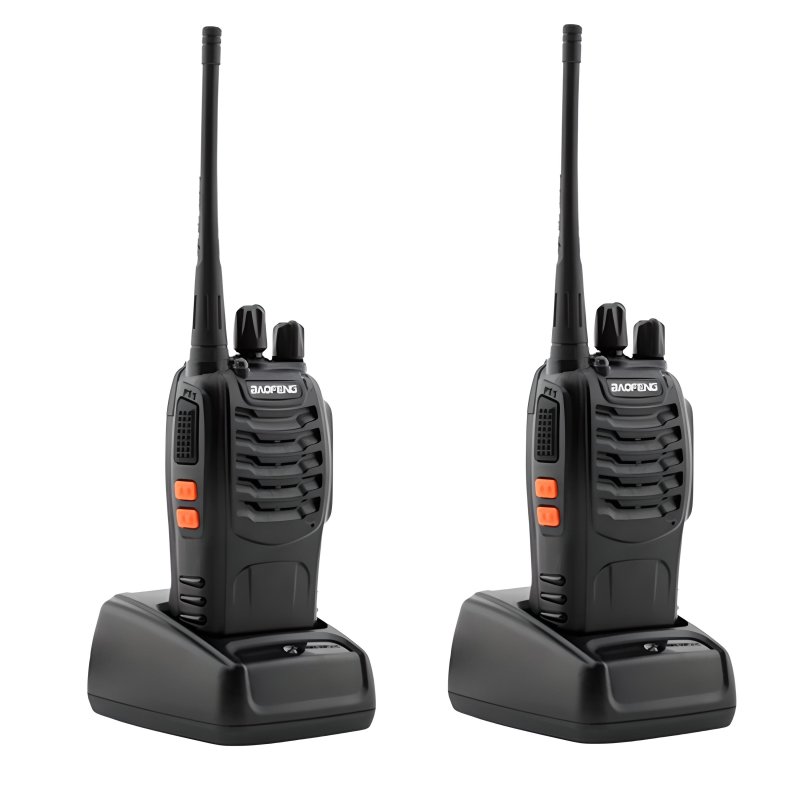 M023H (Aleja1) Z048A Z017A 2X WALKIE TALKIE KRÓTKOFALÓWKI BAOFENG BF888S PMR -E260