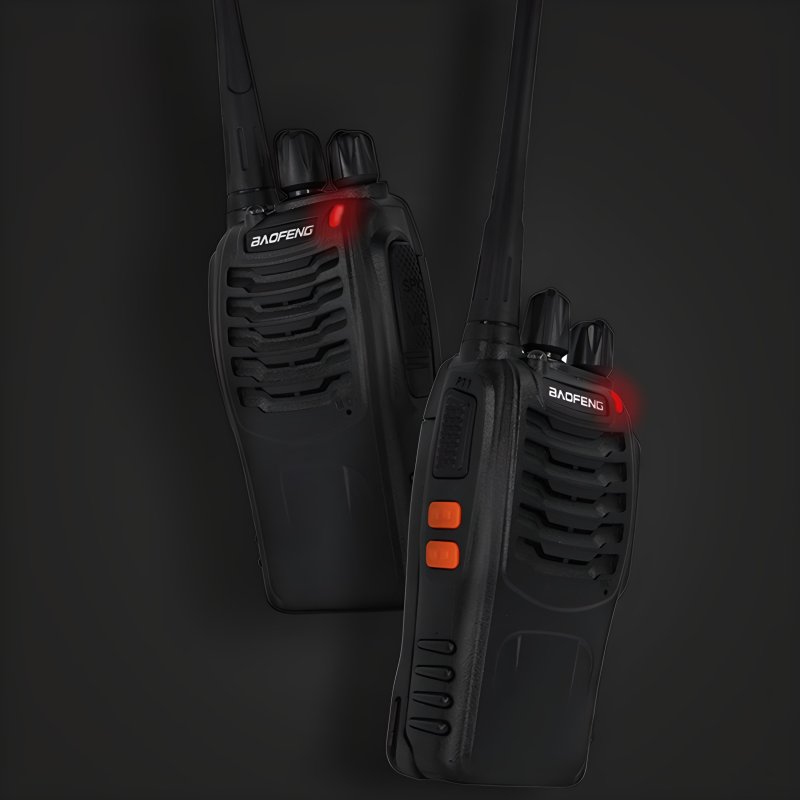 M023H (Aleja1) Z048A Z017A 2X WALKIE TALKIE KRÓTKOFALÓWKI BAOFENG BF888S PMR -E260