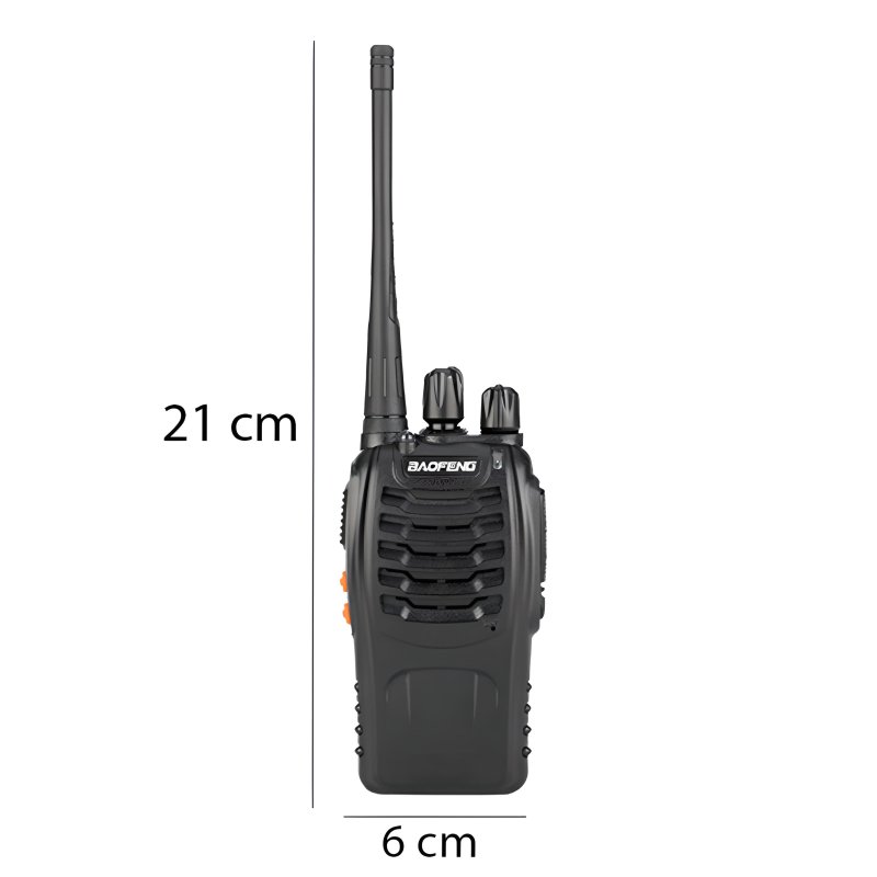 M023H (Aleja1) Z048A Z017A 2X WALKIE TALKIE KRÓTKOFALÓWKI BAOFENG BF888S PMR -E260