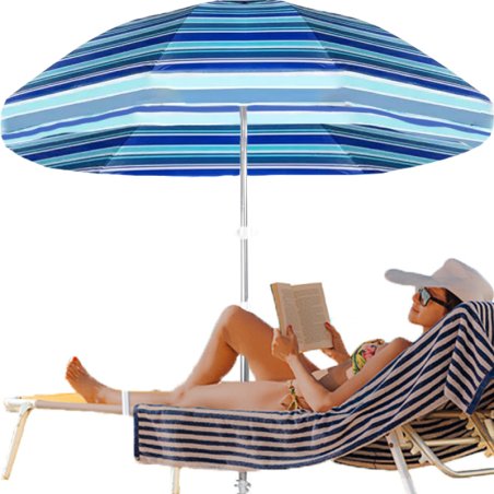 M004C    DUŻY PARASOL PLAŻOWY XXL OGRODOWY SKŁADANY KEMPING -O072