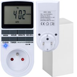 N341 N362 PROGRAMATOR CZASOWY WŁĄCZNIK WYŁĄCZNIK TIMER LCD -E245