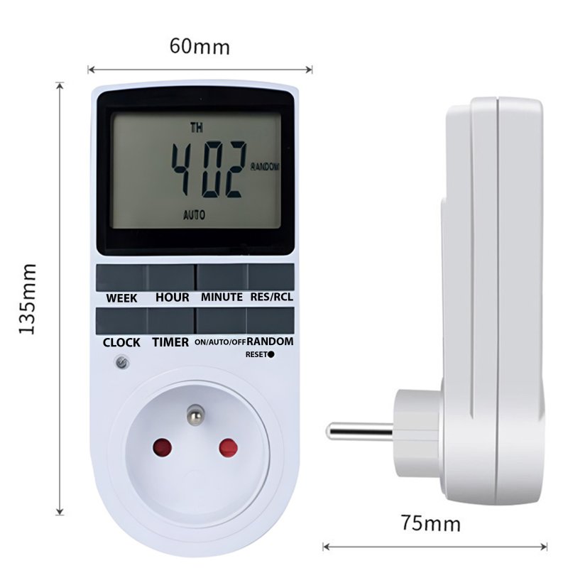 N341 N362 PROGRAMATOR CZASOWY WŁĄCZNIK WYŁĄCZNIK TIMER LCD -E245