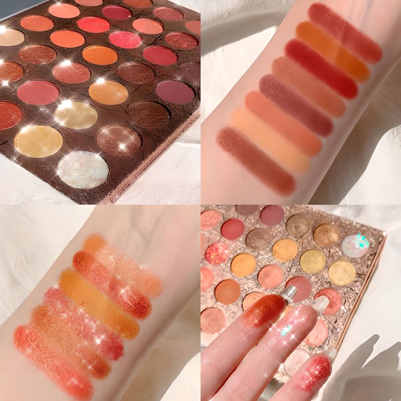 N372 PALETA CIENI ZESTAW DO MAKIJAŻU POWIEK MAKEUP 35 -duża złota U040 ❗❗❗12 SZT. W KARTONIE ❗❗❗