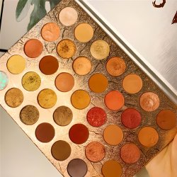 N372 PALETA CIENI ZESTAW DO MAKIJAŻU POWIEK MAKEUP 35 -duża złota U040 ❗❗❗12 SZT. W KARTONIE ❗❗❗