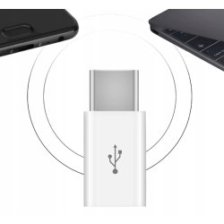 N050 PRZEJŚCIÓWKA ADAPTER KABEL MICRO USB-C 3.1 TYP C dłuższa - zestaw 10 sztuk