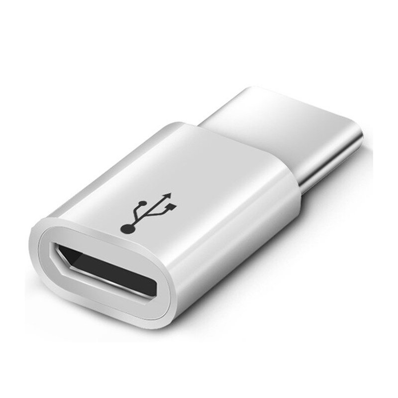 N050 PRZEJŚCIÓWKA ADAPTER KABEL MICRO USB-C 3.1 TYP C dłuższa - zestaw 10 sztuk