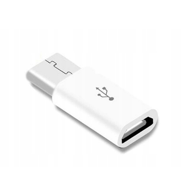 N050 PRZEJŚCIÓWKA ADAPTER KABEL MICRO USB-C 3.1 TYP C dłuższa - zestaw 10 sztuk