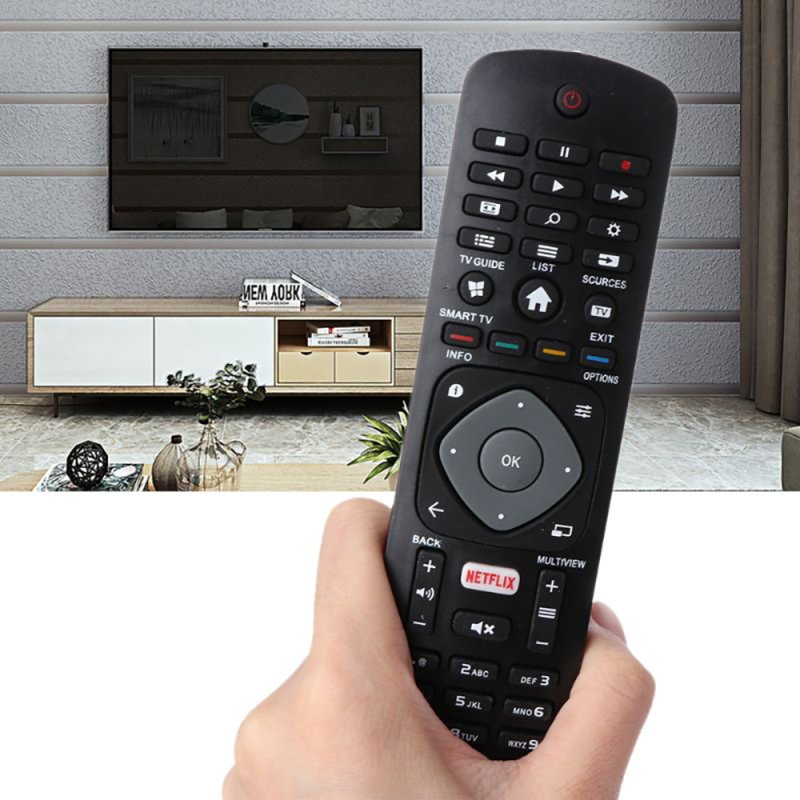 N085 PILOT DO TV PHILIPS WSZYSTKIE MODELE SMART LED 3D 4K HD NETFLIX UNIWERSALNY -E265