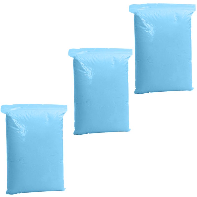 M055G/H (ALEJA2) Z019A Z013G ZESTAW PIASEK KINETYCZNY 3KG FOREMKI BASEN ZABAWKI - D007 Niebieski piasek