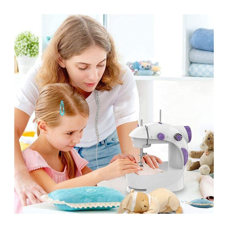 M063G (ALEJA2) Z024E/F  MASZYNA DO SZYCIA PRZENOŚNA MINI AKCESORIA + GRATISY PODŚWIETLANA 2 TRYBY -O208