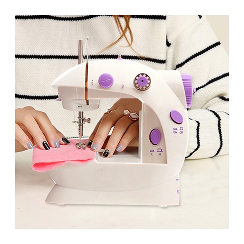 M063G (ALEJA2) Z024E/F  MASZYNA DO SZYCIA PRZENOŚNA MINI AKCESORIA + GRATISY PODŚWIETLANA 2 TRYBY -O208