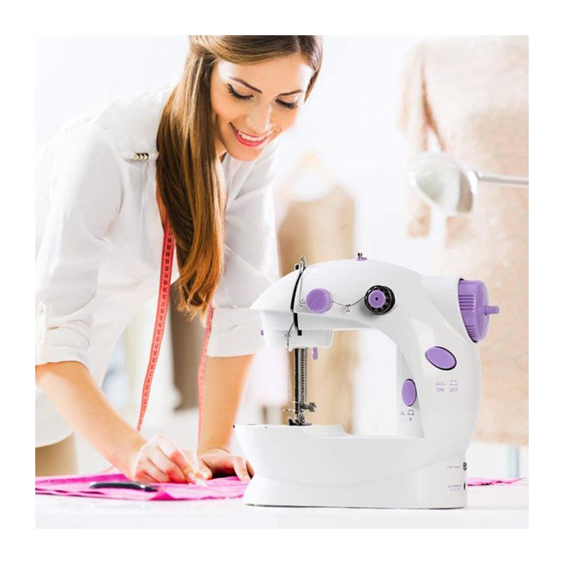 M063G (ALEJA2) Z024E/F  MASZYNA DO SZYCIA PRZENOŚNA MINI AKCESORIA + GRATISY PODŚWIETLANA 2 TRYBY -O208