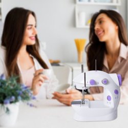 M063G (ALEJA2) Z024E/F  MASZYNA DO SZYCIA PRZENOŚNA MINI AKCESORIA + GRATISY PODŚWIETLANA 2 TRYBY -O208