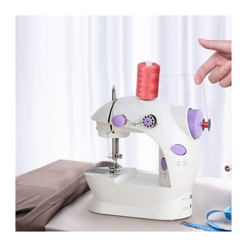 M063G (ALEJA2) Z024E/F  MASZYNA DO SZYCIA PRZENOŚNA MINI AKCESORIA + GRATISY PODŚWIETLANA 2 TRYBY -O208