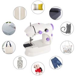 M063G (ALEJA2) Z024E/F  MASZYNA DO SZYCIA PRZENOŚNA MINI AKCESORIA + GRATISY PODŚWIETLANA 2 TRYBY -O208